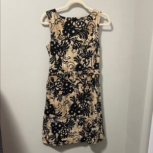 Tabitha Black and Cream Sheath‎ Mini Dress